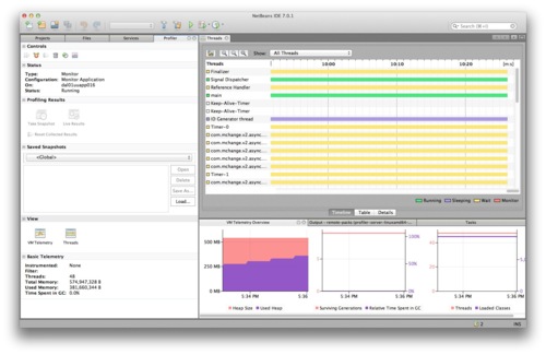 Profiling the JVM with NetBeans